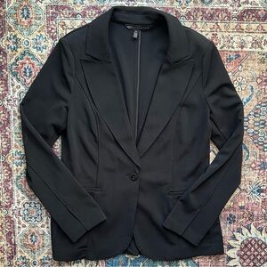 White House Black Market Elegant Black Suit Jacket blazer, EUC size 12